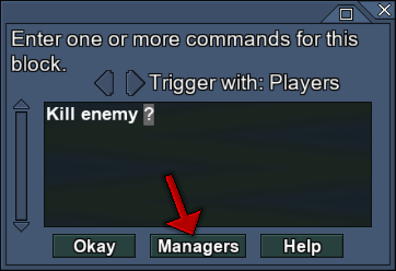 First, click the "Managers" button.