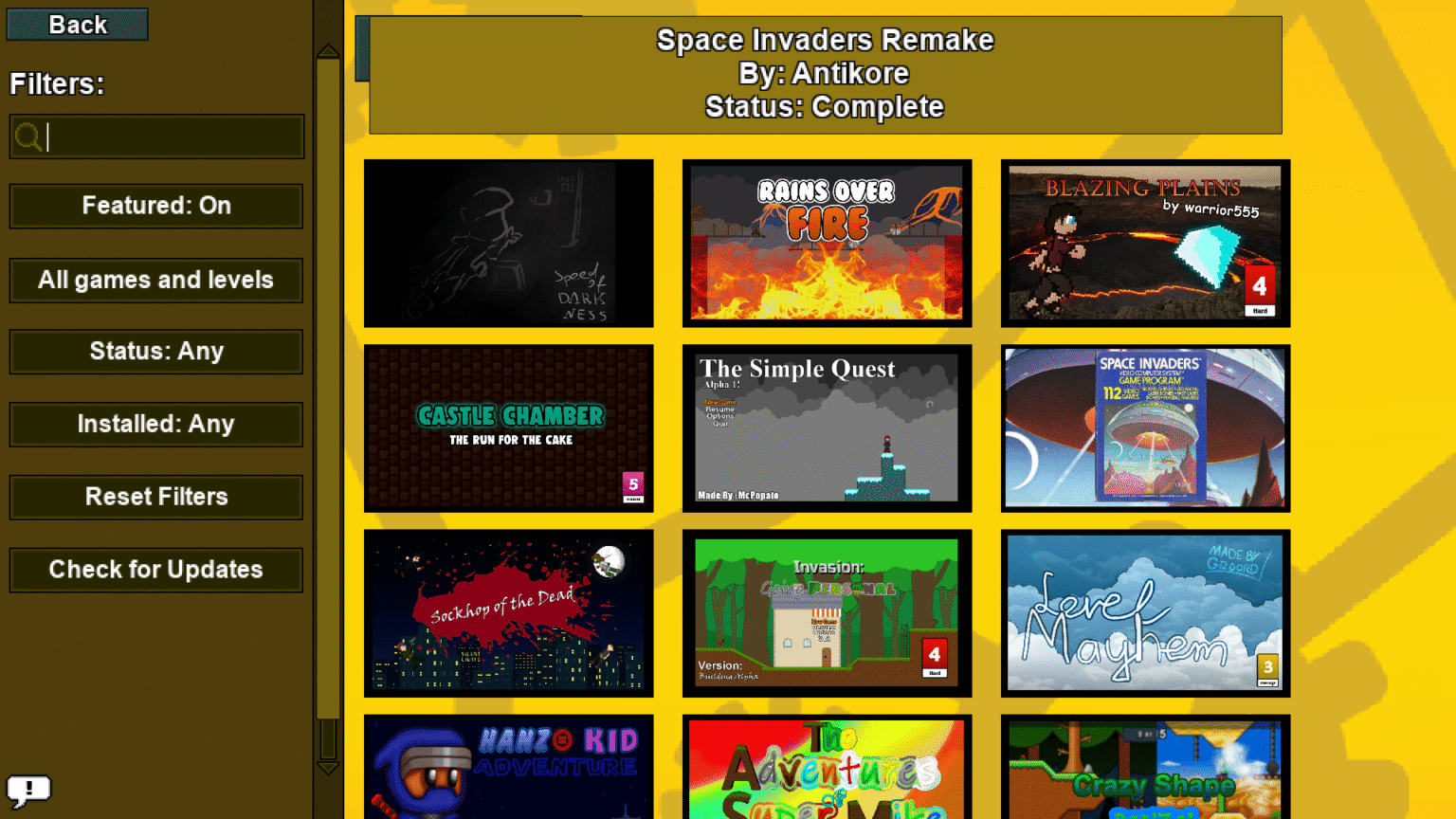 Explore Section